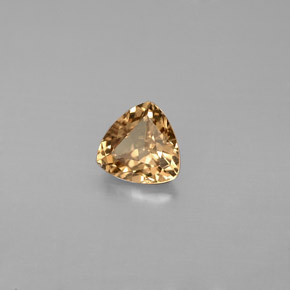 Granate que cambia de color Marrón rosado dorado natural de 0.77 ct, Trillón, VS