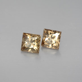 Gemas de granate con cambio de color multicolor natural de  ct, cuadrado, VVS-VS