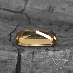 Granate que cambia de color Marrón-oro natural de 0.73 ct, Corte Octágono / Esmeralda, VS