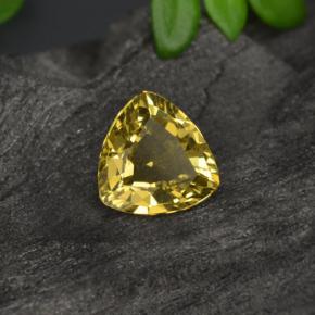 Granate con cambio de color dorado natural de 0,64 ct, trillón, VS