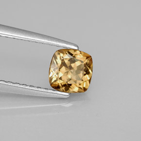 Granate con cambio de color multicolor natural de 0,67 ct, corte cojín, VVS-VS
