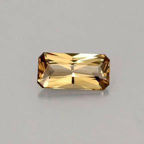 Granate con cambio de color de marrón verdoso a rojo rosado natural de 0,63 ct, corte esmeralda, VVS