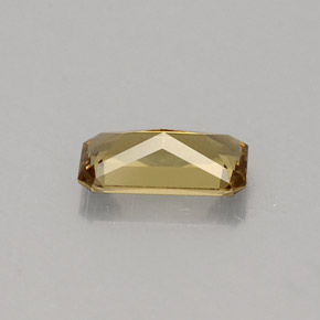 Granate que cambia de color Marrón a rosado rojizo verdoso natural de 0.66 ct, corte esmeralda, VVS-VS