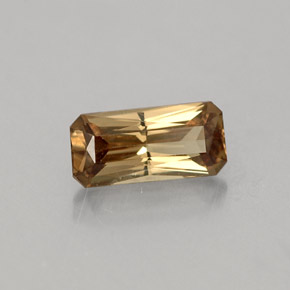 Granate con cambio de color multicolor natural de 0,73 ct, corte esmeralda, VS