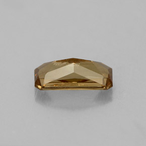 Granate con cambio de color multicolor natural de 0,73 ct, corte esmeralda, VS