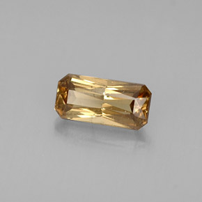 Granate con cambio de color cambio de color natural de 0,73 ct, corte esmeralda, VVS-VS