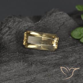 Granate que cambia de color Marrón-oro natural de 0.74 ct, Corte Octágono / Esmeralda, VVS-VS