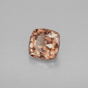 Granate con cambio de color multicolor natural de 0,74 ct, corte cojín, VS