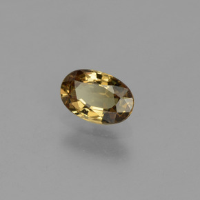 Granate con cambio de color multicolor natural de 0,56 ct, corte óvalo, VS