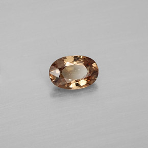 Granate con cambio de color multicolor natural de 0,65 ct, corte óvalo, VVS