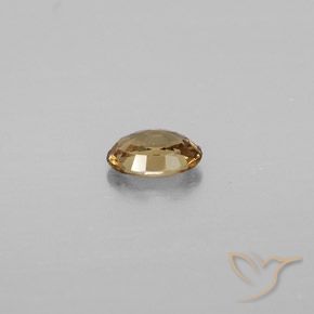 Granate que cambia de color Marrón-oro natural de 0.57 ct, Ovalada, VVS