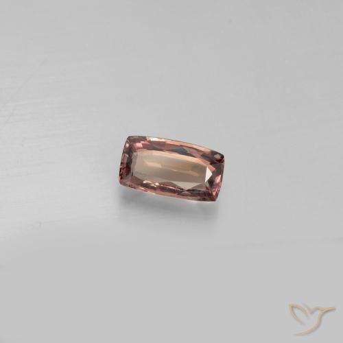 Granate que cambia de color Marrón nogal natural de 0.83 ct, Forma Cojín, VVS-VS