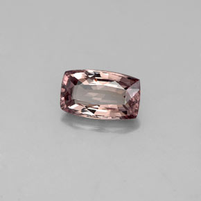 Granate que cambia de color Rosa/rojo marrón natural de 0.86 ct, Corte Cojín, VVS-VS
