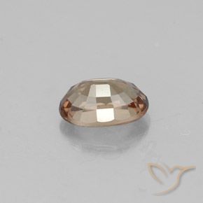 Granate con cambio de color marrón natural de 0,71 ct, corte óvalo, VVS-VS