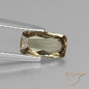Granate que cambia de color Oro natural de 0.87 ct, Forma Cojín, VS-SI