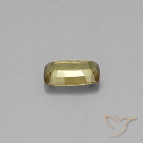 Granate que cambia de color Marrón-oro natural de 0.87 ct, Forma Cojín, VS