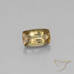 Granate que cambia de color Marrón-oro natural de 0.97 ct, Forma Cojín, VS-SI