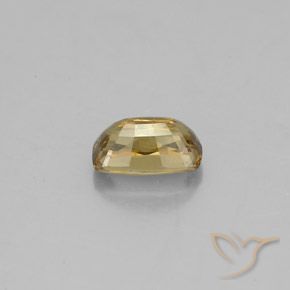 Granate que cambia de color Marrón-oro natural de 0.97 ct, Forma Cojín, VS-SI