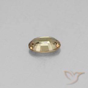 Granate que cambia de color Marrón-oro natural de 0.58 ct, Ovalada, VVS-VS