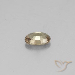 Granate que cambia de color Marrón-oro natural de 0.52 ct, Ovalada, VS-SI
