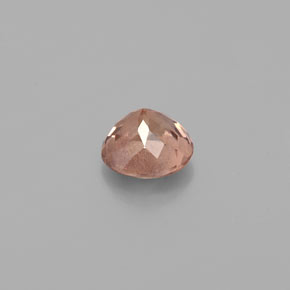 Granate que cambia de color Rosado naranja natural de 0.45 ct, Corte Redondo, VS-SI
