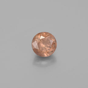 Granate con cambio de color multicolor natural de 0,58 ct, corte redondo, VS-SI