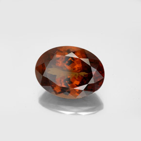 Granate con cambio de color multicolor natural de 11,34 ct, corte óvalo, VS-SI