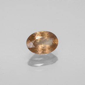 Granate con cambio de color marrón natural de 1,07 ct, corte óvalo, VS-SI
