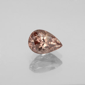 Granate que cambia de color Marrón naranja dorado natural de 1.10 ct, En forma de pera, VS