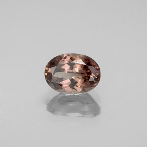Granate con cambio de color multicolor natural de 1,27 ct, corte óvalo, VS