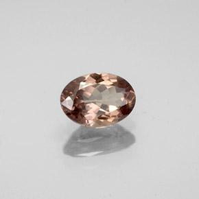 Granate con cambio de color marrón natural de 1,10 ct, corte óvalo, VS
