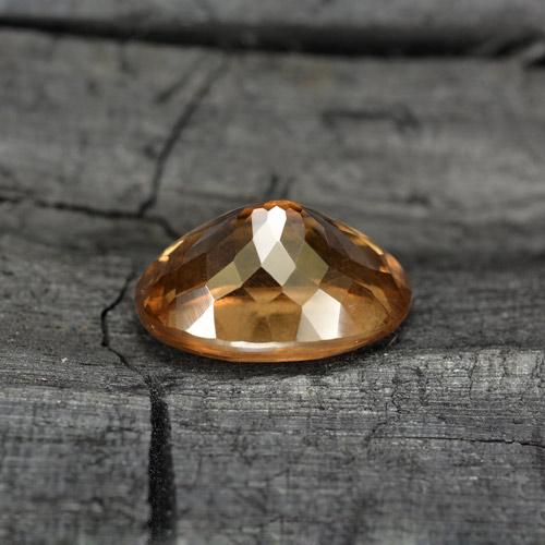 Granate que cambia de color Marrón oscuro natural de 3.77 ct, Corte Óvalo, VS-SI