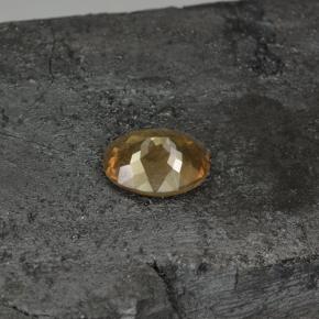 Granate que cambia de color Marrón naranja dorado natural de 3.87 ct, Corte Óvalo, VS-SI