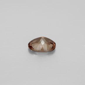 Granate con cambio de color marrón natural de 1,57 ct, corte óvalo, VS
