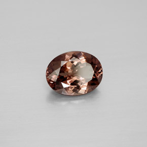 Granate que cambia de color Rosa/rojo marrón natural de 3.54 ct, Corte Óvalo, VS
