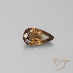 Granate que cambia de color Marrón claro natural de 1.77 ct, En forma de pera, VS-SI