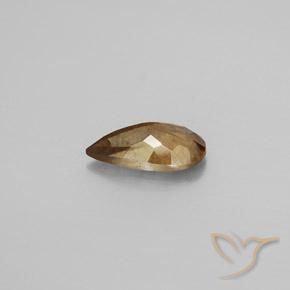 Granate que cambia de color Marrón claro natural de 1.77 ct, En forma de pera, VS-SI