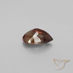 Granate con cambio de color marrón natural de 3,05 ct, en forma de pera, VS-SI