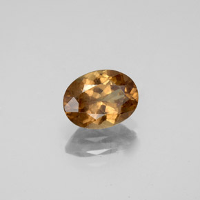 Granate que cambia de color Marrón naranja dorado natural de 1.62 ct, Corte Óvalo, VS-SI