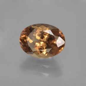 Granate que cambia de color Marrón naranja dorado natural de 1.87 ct, Corte Óvalo, VS-SI