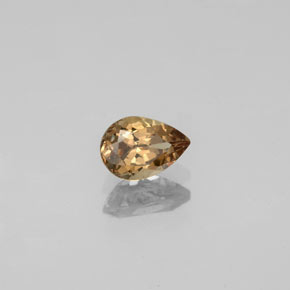 Granate con cambio de color multicolor natural de 0,57 ct, en forma de pera, VS