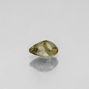 Granate con cambio de color multicolor natural de 0,63 ct, en forma de pera, VS