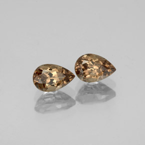 Gemas de Granate que cambia de color Marrón naranja dorado natural de  ct, En forma de pera, VVS-VS