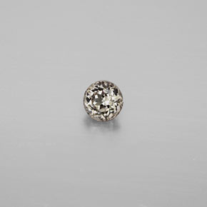 Granate con cambio de color multicolor natural de 0,38 ct, corte redondo, VS
