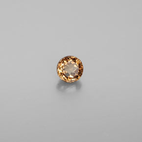 Granate con cambio de color multicolor natural de 0,43 ct, corte redondo, VS
