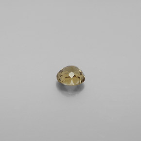 Granate que cambia de color Marrón naranja dorado natural de 0.51 ct, Corte Redondo, VS