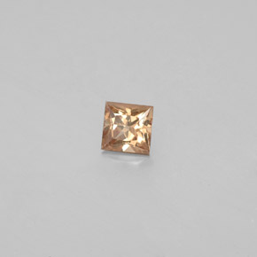 Granate con cambio de color multicolor natural de 0,40 ct, cuadrado, VS