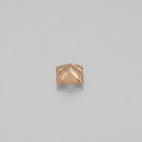Granate con cambio de color multicolor natural de 0,40 ct, cuadrado, VS
