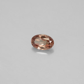 Granate con cambio de color multicolor natural de 0,55 ct, corte óvalo, VS