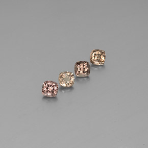 Gemas de Granate que cambia de color Marrón naranja dorado natural de 1.83 ct, Corte Cojín, VS